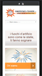 Mobile Screenshot of pirotecnicateanesesrl.it